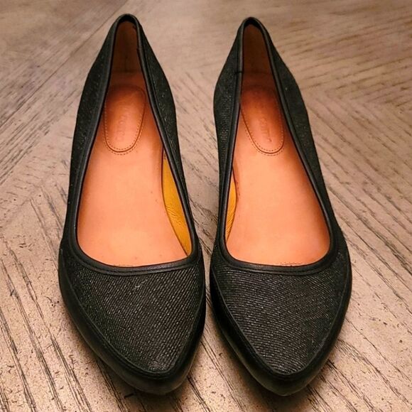 Black denim pumps size 7 by Corso Como🖤 - Picture 6 of 6